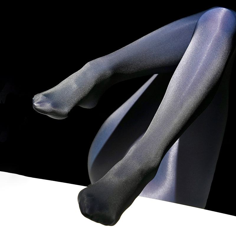 Autumn/Winter 150D Two-Tone Composite Fabric Tights