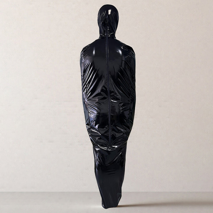 Unisex Glossy Patent Leather Bondage Sleeping Bag
