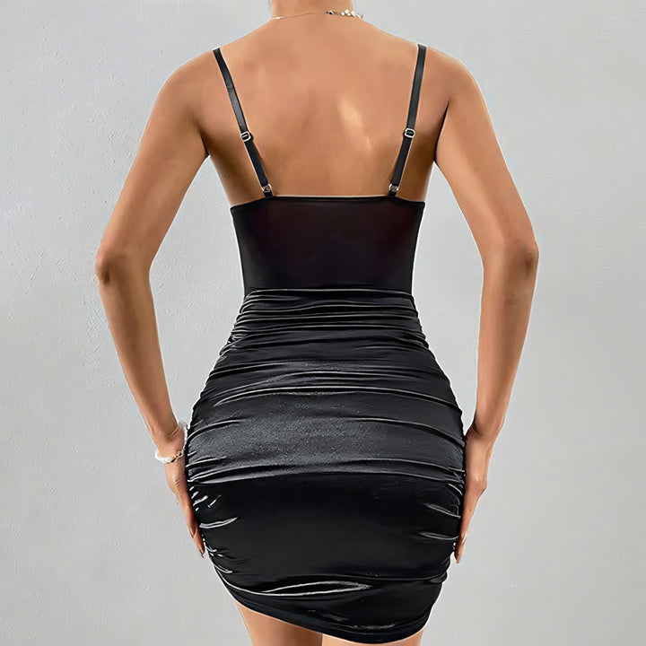 New fitted lace camisole dress with underwire