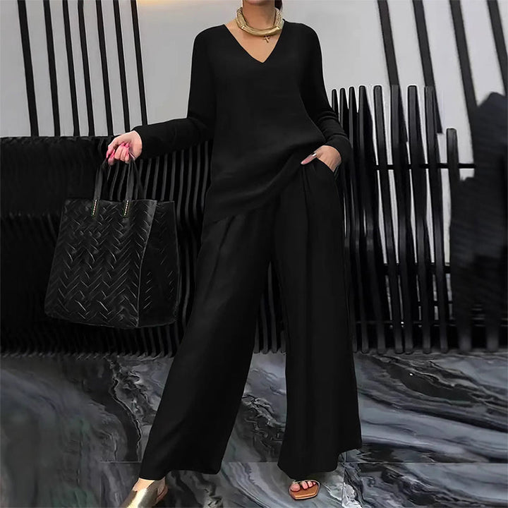 New Solid-Color Casual Matching Set for Spring and Autumn