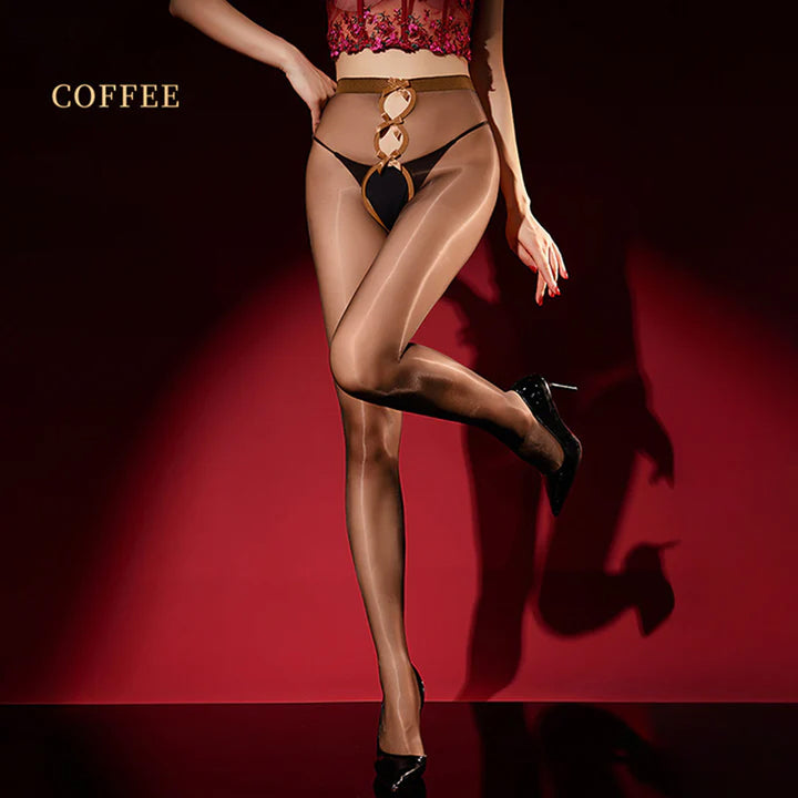 Open crotch stockings sexy temptation