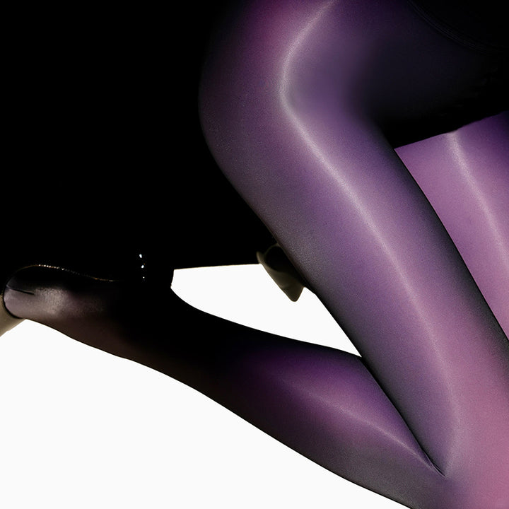 Autumn/Winter 150D Two-Tone Composite Fabric Tights
