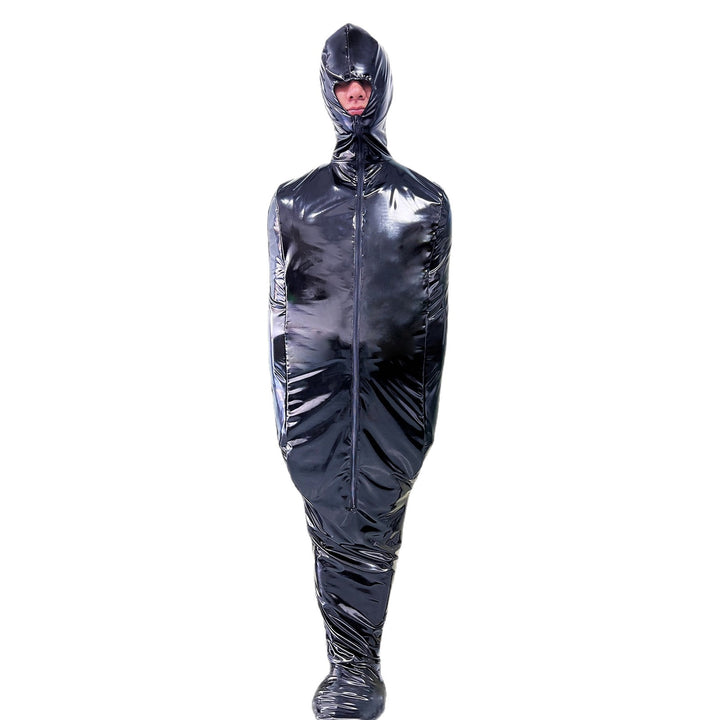 Unisex Glossy Patent Leather Bondage Sleeping Bag