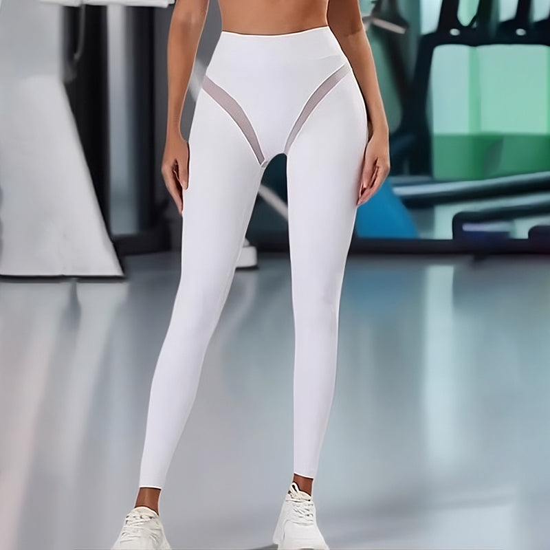 High-Stretch Mesh Yoga Leggings